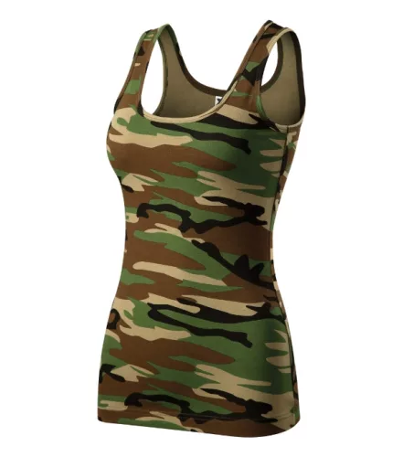 Malfini Camo Triumph - Sztreccs anyagú női atléta - Barna terepszín - XL