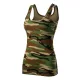 Malfini Camo Triumph - Sztreccs anyagú női atléta - Barna terepszín - XL
