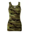 Malfini Camo Triumph - Sztreccs anyagú női atléta - Zöld terepszín - S