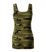 Malfini Camo Triumph - Sztreccs anyagú női atléta - Zöld terepszín - XL