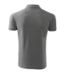 Malfini Pique Polo Free - Címkementes férfi galléros póló - Sötétszürke melírozott - 2XL