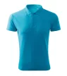 Malfini Pique Polo Free - Címkementes férfi galléros póló - Türkiz - 2XL