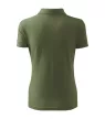 Malfini Pique Polo Free - Címkementes női galléros póló - Khaki - M