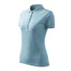 Malfini Pique Polo Free - Címkementes női galléros póló - Égszínkék - 2XL