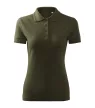 Malfini Pique Polo Free - Címkementes női galléros póló - Military - XL