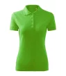 Malfini Pique Polo Free - Címkementes női galléros póló - Almazöld - 2XL