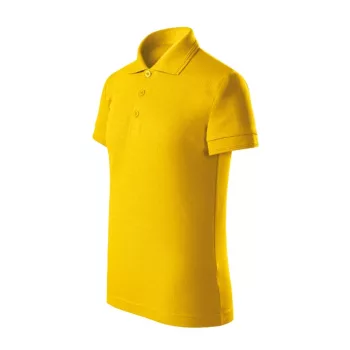   Malfini Pique Polo Free - Címkementes galléros gyerek póló - Sárga - 134 cm/8 éves