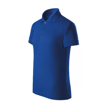   Malfini Pique Polo Free - Címkementes galléros gyerek póló - Királykék - 146 cm/10 éves
