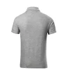 Malfini Pique Polo Free - Címkementes galléros gyerek póló - Sötétszürke melírozott - 146 cm/10 éves