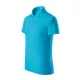 Malfini Pique Polo Free - Címkementes galléros gyerek póló - Türkiz - 146 cm/10 éves