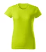 Malfini Basic Free - 100 % pamut, címkementes női póló - Lime - XL