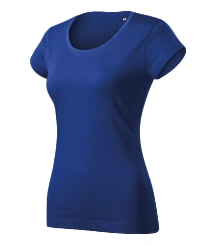 Malfini Viper Free - 100 % pamut, címkementes női póló - Királykék - 2XL