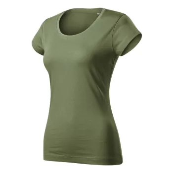   Malfini Viper Free - 100 % pamut, címkementes női póló - Khaki - L