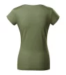 Malfini Viper Free - 100 % pamut, címkementes női póló - Khaki - L