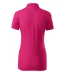 Piccolio Joy - Kitéphető címkés női galléros póló - Bíborszín - 2XL