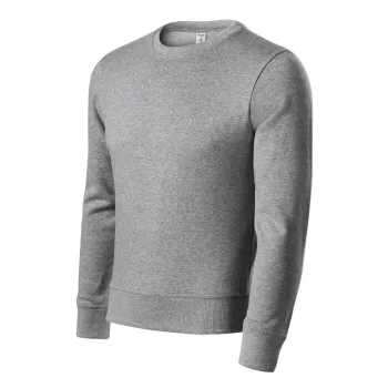   Piccolio Zero - Hurkolt belsős unisex pulóver - Sötétszürke melírozott - 3XL