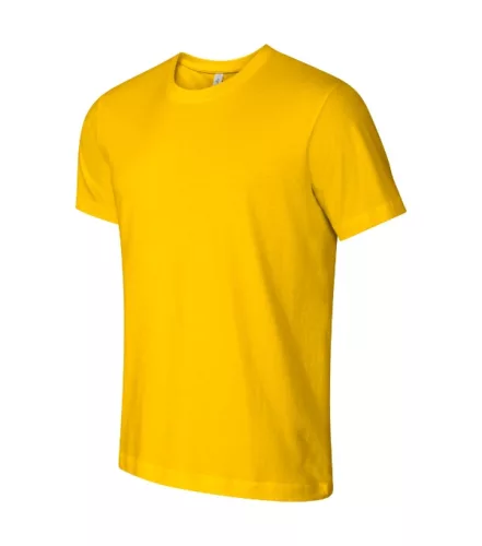 Piccolio Paint - 100 % pamut unisex póló - Sárga - XS