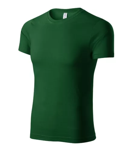Piccolio Paint - 100 % pamut unisex póló - Üvegzöld - XS