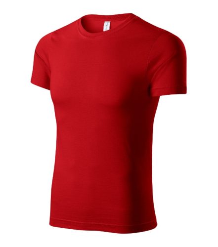 Piccolio Paint - 100 % pamut unisex póló - Piros - 4XL