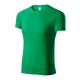 Piccolio Paint - 100 % pamut unisex póló - Fűzöld - 2XL