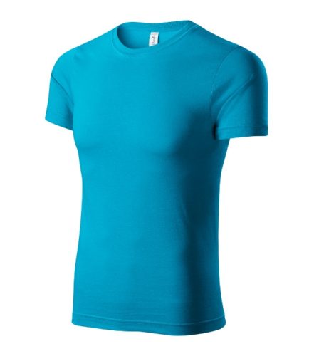 Piccolio Paint - 100 % pamut unisex póló - Türkiz - S