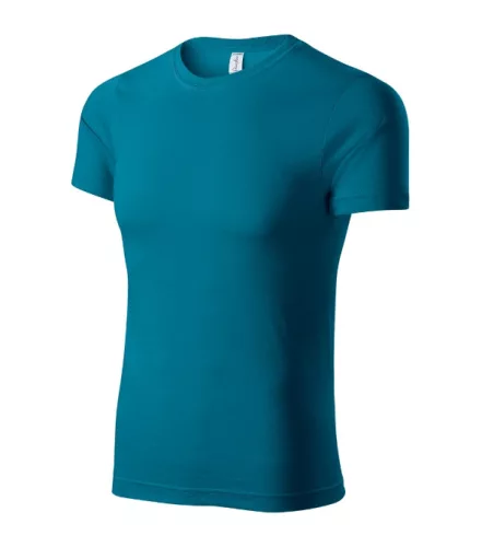 Piccolio Paint - 100 % pamut unisex póló - Petrol kék - XL