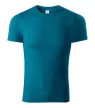Piccolio Paint - 100 % pamut unisex póló - Petrol kék - XL