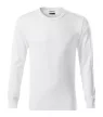 Rimeck Resist LS - 100 % előpréselt pamut, hosszú ujjú unisex póló - Fehér - S