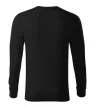 Rimeck Resist LS - 100 % előpréselt pamut, hosszú ujjú unisex póló - Fekete - 3XL