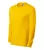 Rimeck Resist LS - 100 % előpréselt pamut, hosszú ujjú unisex póló - Sárga - S