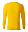 Rimeck Resist LS - 100 % előpréselt pamut, hosszú ujjú unisex póló - Sárga - S