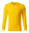 Rimeck Resist LS - 100 % előpréselt pamut, hosszú ujjú unisex póló - Sárga - 2XL