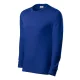 Rimeck Resist LS - 100 % előpréselt pamut, hosszú ujjú unisex póló - Királykék - S