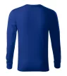 Rimeck Resist LS - 100 % előpréselt pamut, hosszú ujjú unisex póló - Királykék - L