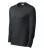 Rimeck Resist LS - 100 % előpréselt pamut, hosszú ujjú unisex póló - Ébenszürke - S