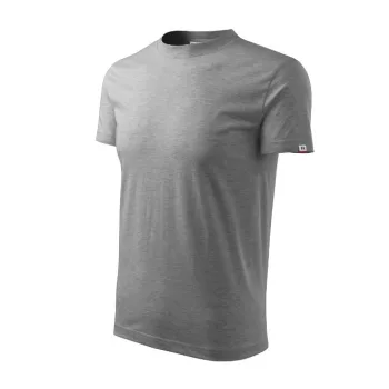   Base póló unisex sötétszürke melírozott 12 (brand label) L