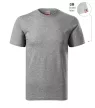 Base póló unisex sötétszürke melírozott 12 (brand label) L