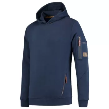   Tricorp Premium Hooded Sweater - Bolyhos belsős, cipzáras zsebes férfi pulóver - Ink - M