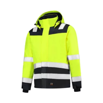   Tricorp Midi Parka High Vis Bicolor - Vízálló, szélálló és lélegző anyagú, jólláthatósági munkakabát - Fluoreszkáló sárga - XL