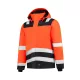 Tricorp Midi Parka High Vis Bicolor - Vízálló, szélálló és lélegző anyagú, jólláthatósági munkakabát - Fluoreszkáló narancssárga - XL