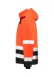 Tricorp Midi Parka High Vis Bicolor - Vízálló, szélálló és lélegző anyagú, jólláthatósági munkakabát - Fluoreszkáló narancssárga - 4XL
