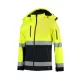 Tricorp Bi-color EN ISO 20471 Softshell - Vízálló, szélálló és lélegző anyagú, jólláthatósági munkakabát - Fluoreszkáló sárga - 4XL