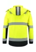 Tricorp Bi-color EN ISO 20471 Softshell - Vízálló, szélálló és lélegző anyagú, jólláthatósági munkakabát - Fluoreszkáló sárga - 4XL