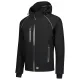 Tricorp Tech Shell - Vízálló, szélálló és lélegző anyagú unisex kabát - Fekete - 3XL