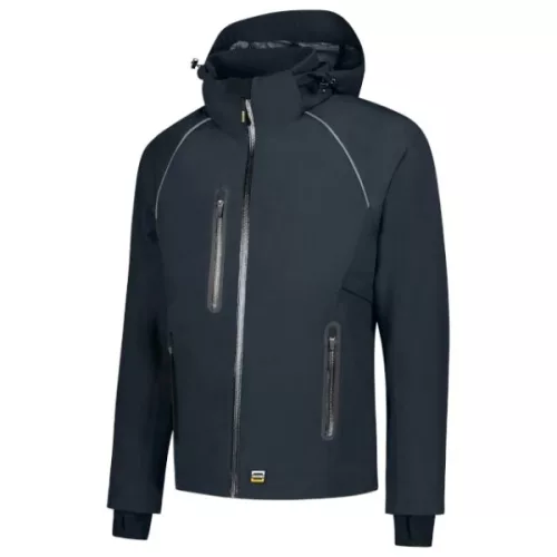 Tricorp Tech Shell - Vízálló, szélálló és lélegző anyagú unisex kabát - Tengerészkék - 3XL
