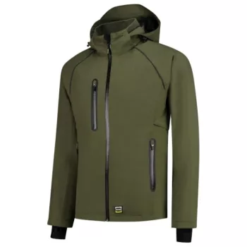   Tricorp Tech Shell - Vízálló, szélálló és lélegző anyagú unisex kabát - Army - L