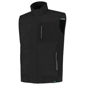   Tricorp Puffer Bodywarmer Rewear - Szélálló és vízlepergető anyagú unisex mellény - Fekete - 3XL