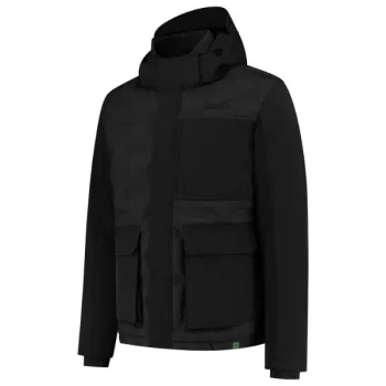   Tricorp Puffer Jacket Rewear - Szélálló és vízlepergető anyagú unisex kabát - Fekete - 3XL