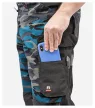 Rimeck Vertex Camo - Férfi munkanadrág - Terepmintás petrol - 52