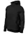 RIMECK Vertex Hoodie - Kapucnis, kenguru zsebes férfi pulóver - Fekete - S
